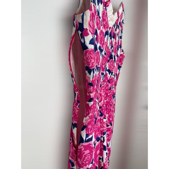 Vineyard Vines for Kentucky Derby Sleeveless Midi Dress Run for the Roses Size 2 - Picture 5 of 8